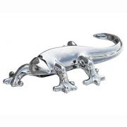 Platinum Gecko Large Sculpture