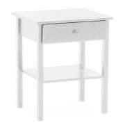 Willox Wooden Bedside Cabinet With 1 Drawer In White