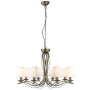 Andrettie Antique Brass 8 Light Ceiling Light