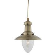 Baby Fisherman Antique Brass Pendant Lamp