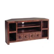 Mango Wood Corner TV Unit