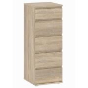 Naira Wooden Chest Of 5 Drawers In Oak