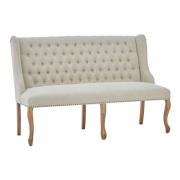 Elkurud Linen 2 Seater Sofa In Natural