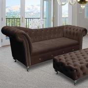 Izu Plush Velvet 3 Seater Sofa In Taupe