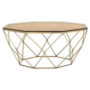 Alluras Polygonal Coffee Table In Bronze