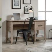 Sunbury Wooden Laptop Desk With 2 Drawers In Laurel Oak