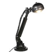 Shower Iron Table Lamp In Antique Silver