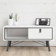 Rynok Wooden Coffee table In Matt White With 1 Drawer