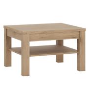 Kenstoga Wooden Square Coffee Table In Grained Oak