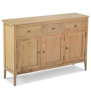 Wardle Wooden Large Sideboard In Crafted Solid Oak