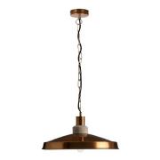 Fingsta Aluminium Shade Pendant Light In Copper