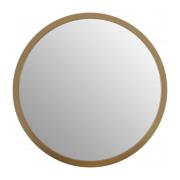 Athens Small Round Wall Bedroom Mirror In Gold Frame