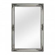 Rustin Vintage Design Wall Bedroom Mirror In Silver Frame