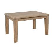 Hants Extending Wooden 180cm Dining Table In Smoked Oak