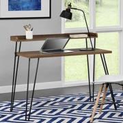 Henan Wooden Laptop Desk With Riser In Walnut