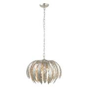 Delphine 3 Lights Ceiling Pendant Light In Silver