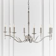 Stanford 8 Lights Pendant Light In Polished Nickel