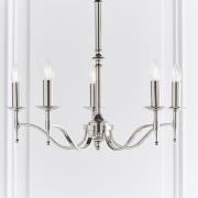 Stanford 5 Lights Pendant Light In Polished Nickel