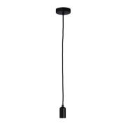 Studio 1 Light Ceiling Pendant Light In Matt Black