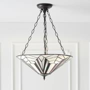 Astoria Large 3 Lights Inverted Pendant Light In Dark Bronze