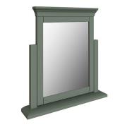 Skokie Wooden Trinket Dressing Mirror In Cactus Green