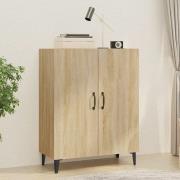 Kaniel Wooden Sideboard With 2 Doors In Sonoma Oak