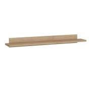 Cicero Wooden Wall Shelf In Jackson Hickory Oak