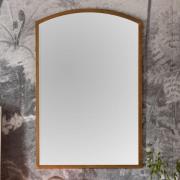 Haggen Small Arch Bedroom Mirror In Antique Gold Frame