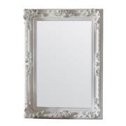 Avalon Rectangular Wooden Wall Mirror In White