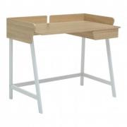 Bradken Wooden Laptop Desk With 1 Drawer In Natural Oak