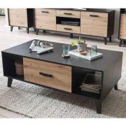 Aliso Wooden Coffee Table With 1 Drawer In Artisan Oak