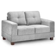 Jerri Fabric 2 Seater Sofa In Grey