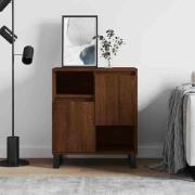 Celina Wooden Sideboard With 2 Doors In Brown Oak