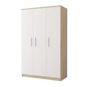 Oxnard Wooden Wardrobe With 3 Doors In Sonoma Oak