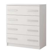 Oxnard Wooden Chest Of 4 Drawers In Matt White