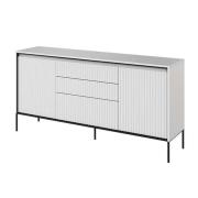 Trier Wooden Sideboard With 2 Doors 3 Drawers In Matt White