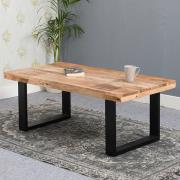 Salter Solid Mangowood Coffee Table In Rough Swan