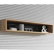 Altea Wooden Wall Shelf In Torus Oak