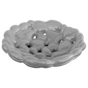 Yukon Ceramic Bubble Dish In Grey