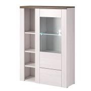 Leon Wooden Display Cabinet With 1 Doors In Sibiu Larche Oak