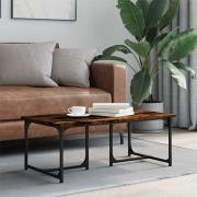 Rivas Wooden Coffee Table Rectangular In Smoked Oak