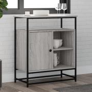 Ambon Wooden Sideboard With 1 Doors In Grey Sonoma Oak