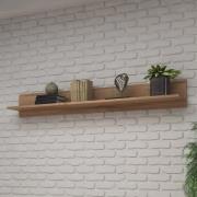 Trail Wooden Wall Shelf 160cm In Grandson Oak