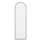 Hasselt Arch Wall Mirror In Black Aluminium Frame