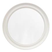 Salta Round Wall Mirror In Stone Wooden Frame