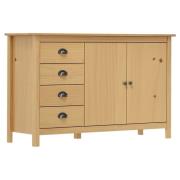 Kendal Wooden Sideboard With 4 Drawers In Brown