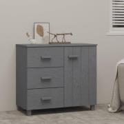 Hull Wooden Sideboard With 1 Door 3 Drawers In Dark Grey