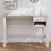 Hull Wooden Laptop Desk With 1 Drawer In White