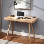 Sacramento Wooden Laptop Desk In Oak With 1 Drawer