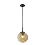 Punch Champagne Glass Pendant Light In Black